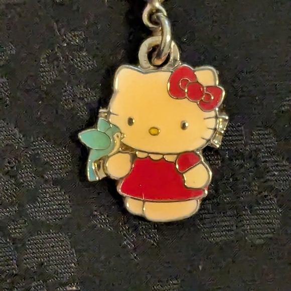 Vintage Sanrio Hello Kitty With A Red Dress And Little Blue Bird - Picture 2 of 5